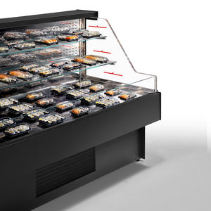 vitrine réfrigérée étagère / éclairée / pour commerce / pour restaurant