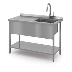 table de préparation en acier inoxydable