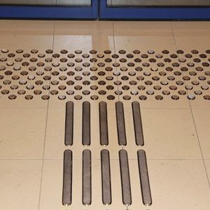 bande de guidage en acier inox