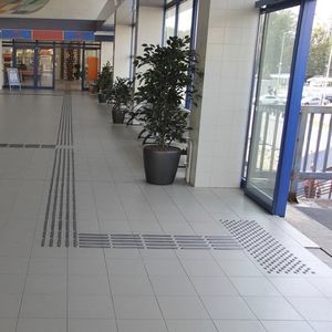 bande de guidage en acier inox