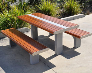 table de pique-nique contemporaine