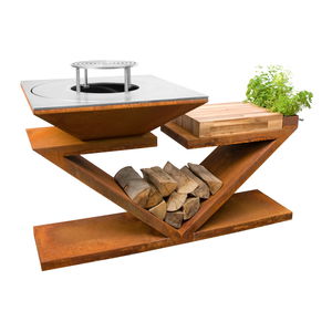 barbecue à bois