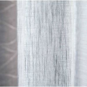 voilage uni / en coton / en polyester / lavable