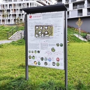 panneau d'information pour espace public 1
