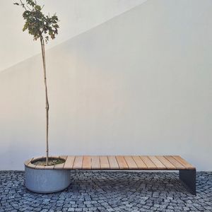 banc public en fer galvanisé 1