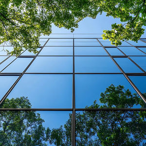 panneau en verre à contrôle solaire