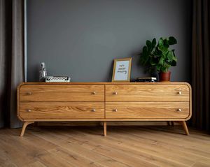 buffet Art Déco / en chêne / sur mesure