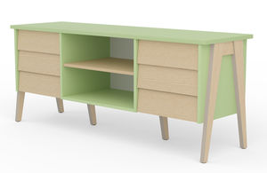 support TV sur pied contemporain