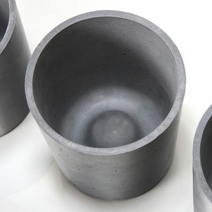 pot de fleur en béton / à poser / rond / résidentiel