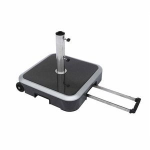 pied de parasol en acier inoxydable