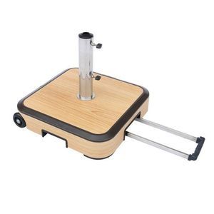 pied de parasol en acier inoxydable