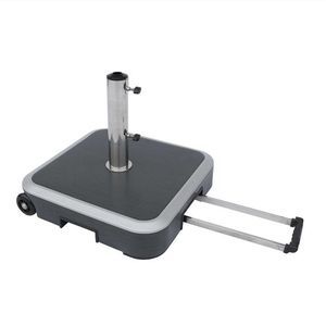 pied de parasol en acier inoxydable