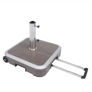 pied de parasol en acier inoxydable