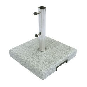 pied de parasol en acier inoxydable