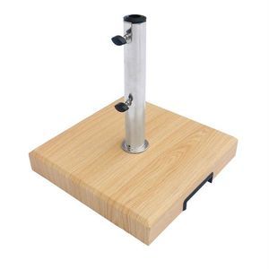 pied de parasol en acier inoxydable