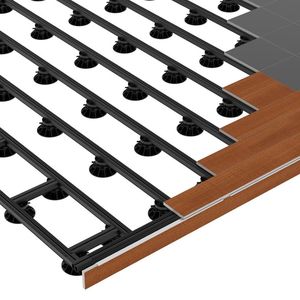 structure pour plancher technique en aluminium