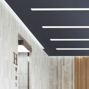 profil éclairant au plafond 1