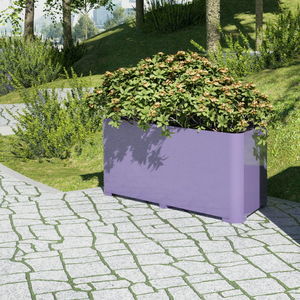 jardinière en acier à revêtement par poudre