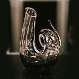 décanteur en verre soufflé