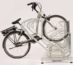 range-vélo en acier galvanisé
