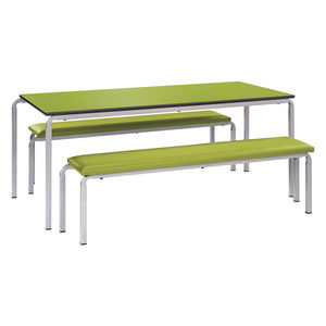 ensemble table et bancs contemporain