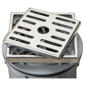 siphon de sol en acier inox