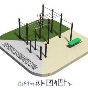 parc Calisthenics pour les zones urbaines 1