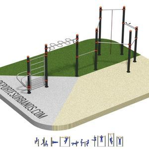 parc de street workout pour espace public