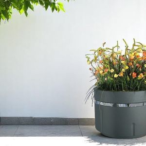 jardinière en acier galvanisé