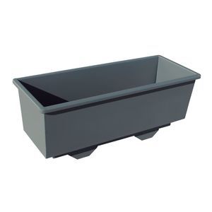 jardinière en acier galvanisé