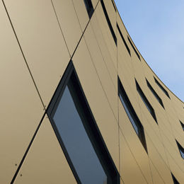 bardage en panneaux / en aluminium / en composite / en plastique