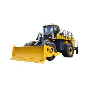 bulldozer sur pneus