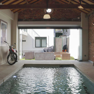 piscine avec fond mobile