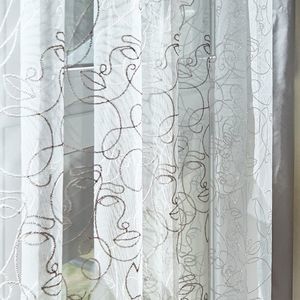 voilage à motif