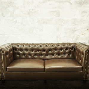 Tissu D'ameublement En Cuir Synthétique Doux Au Mètre (marron Clair