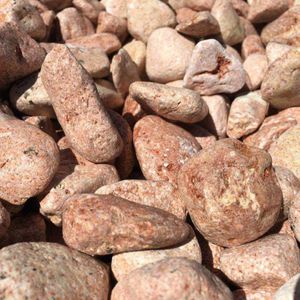 galet pour clôture de jardin