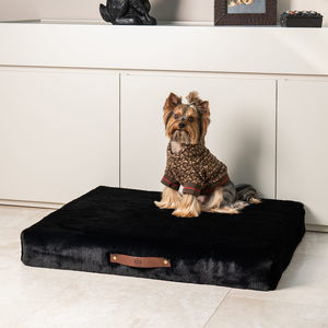 lit pour chien en tissu