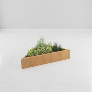 carré potager en acier corten