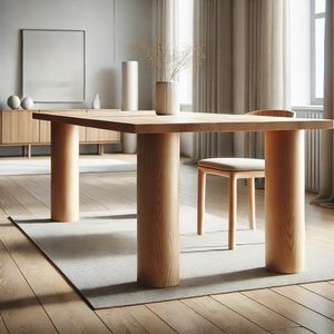 pied de table en bois