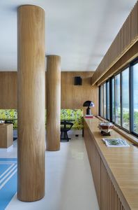 colonne en bois