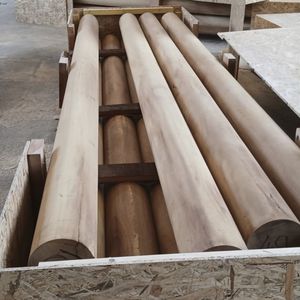 poteau en bois exotique 1