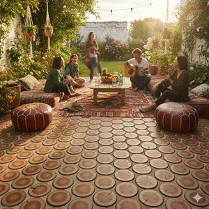 pavé en bois