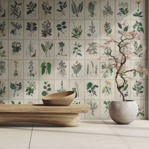 papier peint design biophilique 1