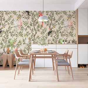 papier peint design biophilique 1