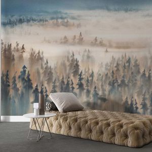 papier peint design biophilique 1