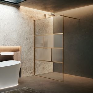 paroi de douche fixe