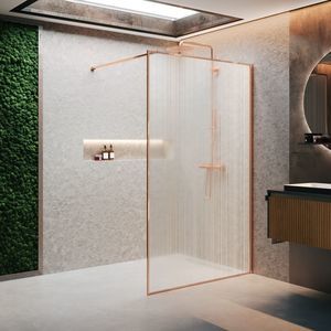 paroi de douche fixe