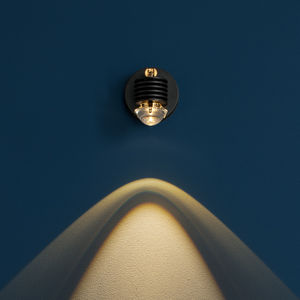 applique murale contemporaine / en laiton / en verre / à LED