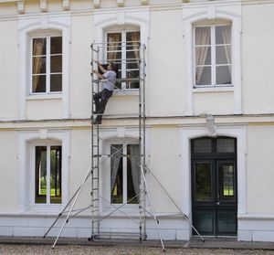 échafaudage en bois