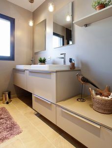 meuble vasque double